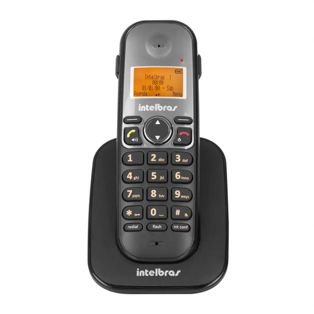 Telefone Sem Fio Ramal Ts 5121 Preto Intelbras Intelbras Comunicacao