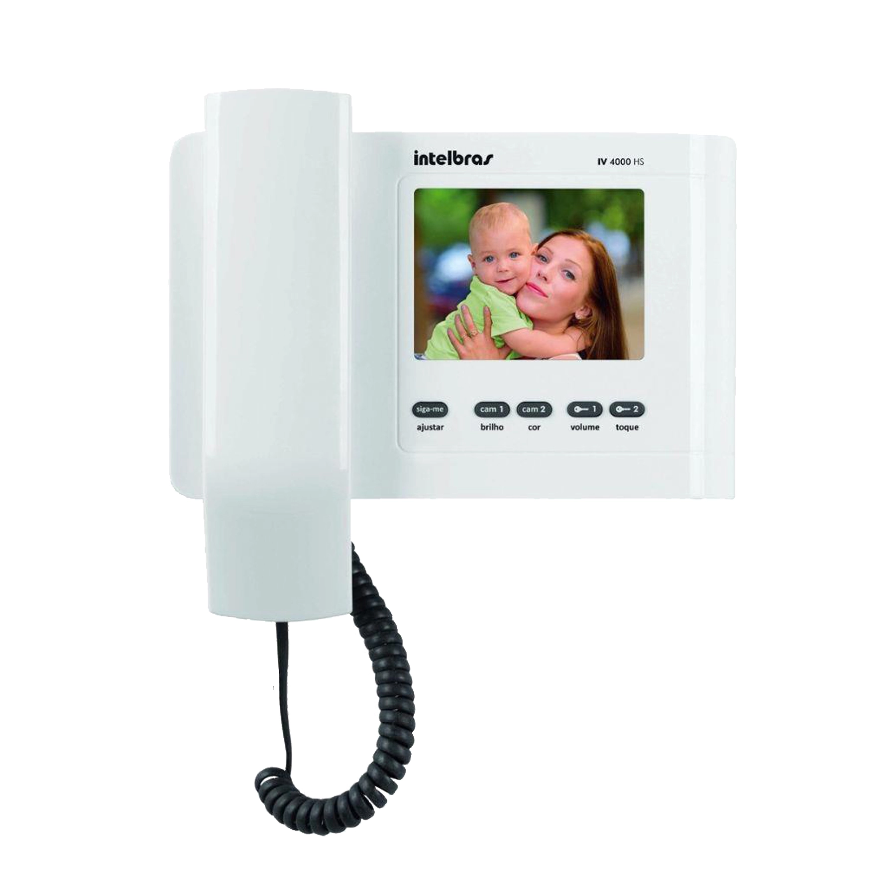 Unidade Interna de Vídeo Porteiro IV 4010HS Intelbras
