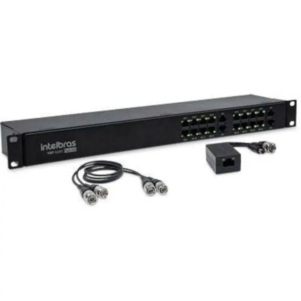 Power Conversor Estatico Video Balun 16 Canais Vbp A16c Isec Iaccs Intelbr
