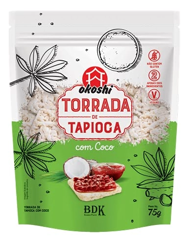 Torrada De Tapioca Com Coco Okoshi Pouch 75g
