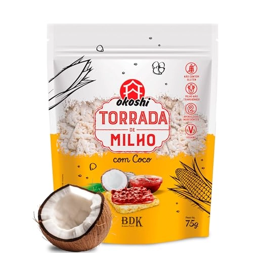 Torrada De Milho Com Coco Okoshi Pouch 75g