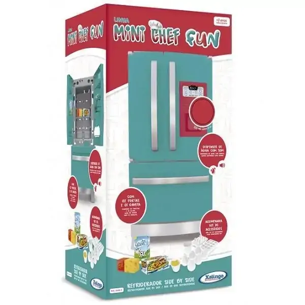 Refrigerador Side BY Side Mini CHEF FUN Xalingo 0444.3