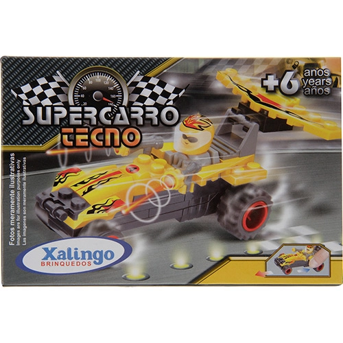Blocos De Encaixe Super Carro Tecno Xalingo