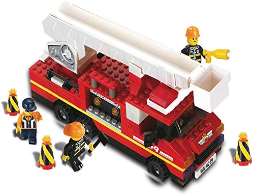 Blocos De Encaixe Bombeiros 240 Peças Xalingo