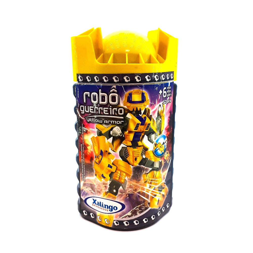 Blocos de Encaixe Robô Guerreiro Yellow Armor - Xalingo