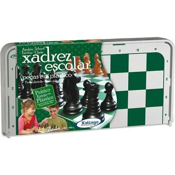 Jogo de Xadrez Escolar (plastico)