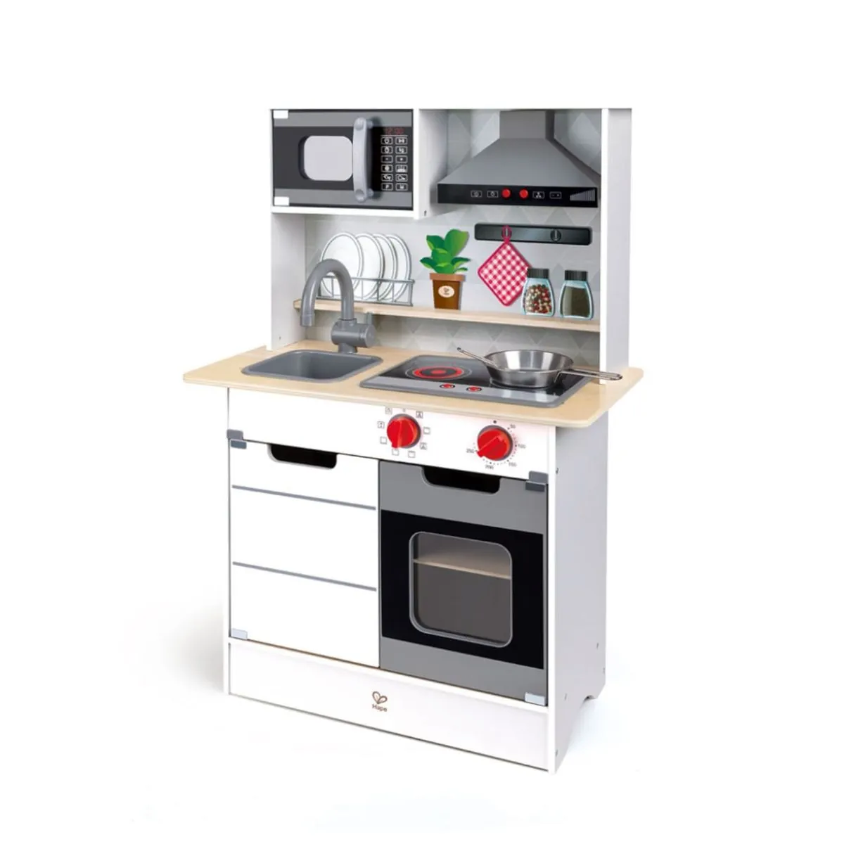 Cozinha em Madeira Premium Infantil Branco - Hape