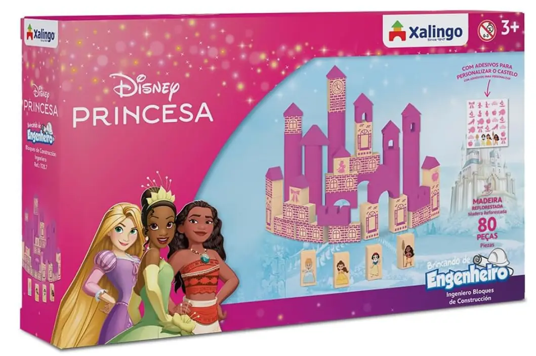 Brincando Engenheiro Princesas 80pc 11287 Xalingo
