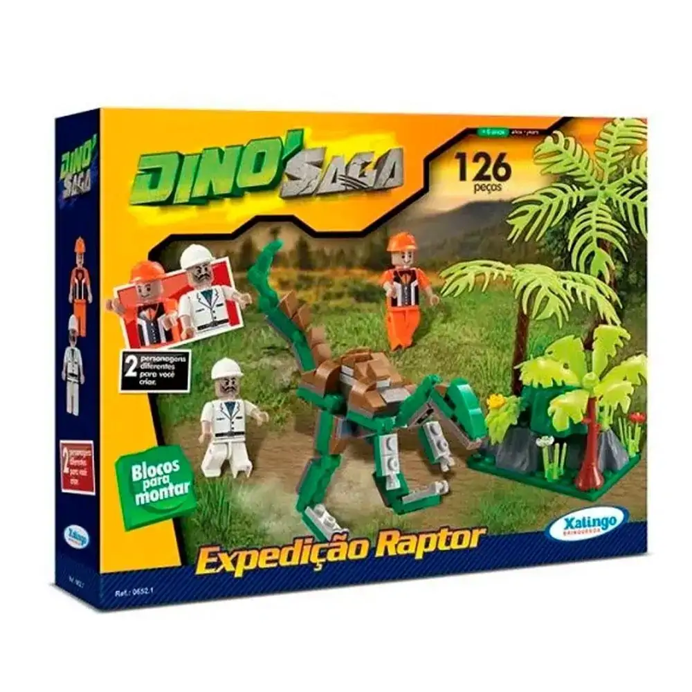 Blocos 126pcs Dino Raptor 652 Xalingo
