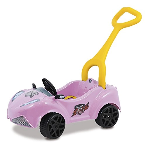 Carrinho Infantil Xtreme Com Empurrador Rosa Xalingo