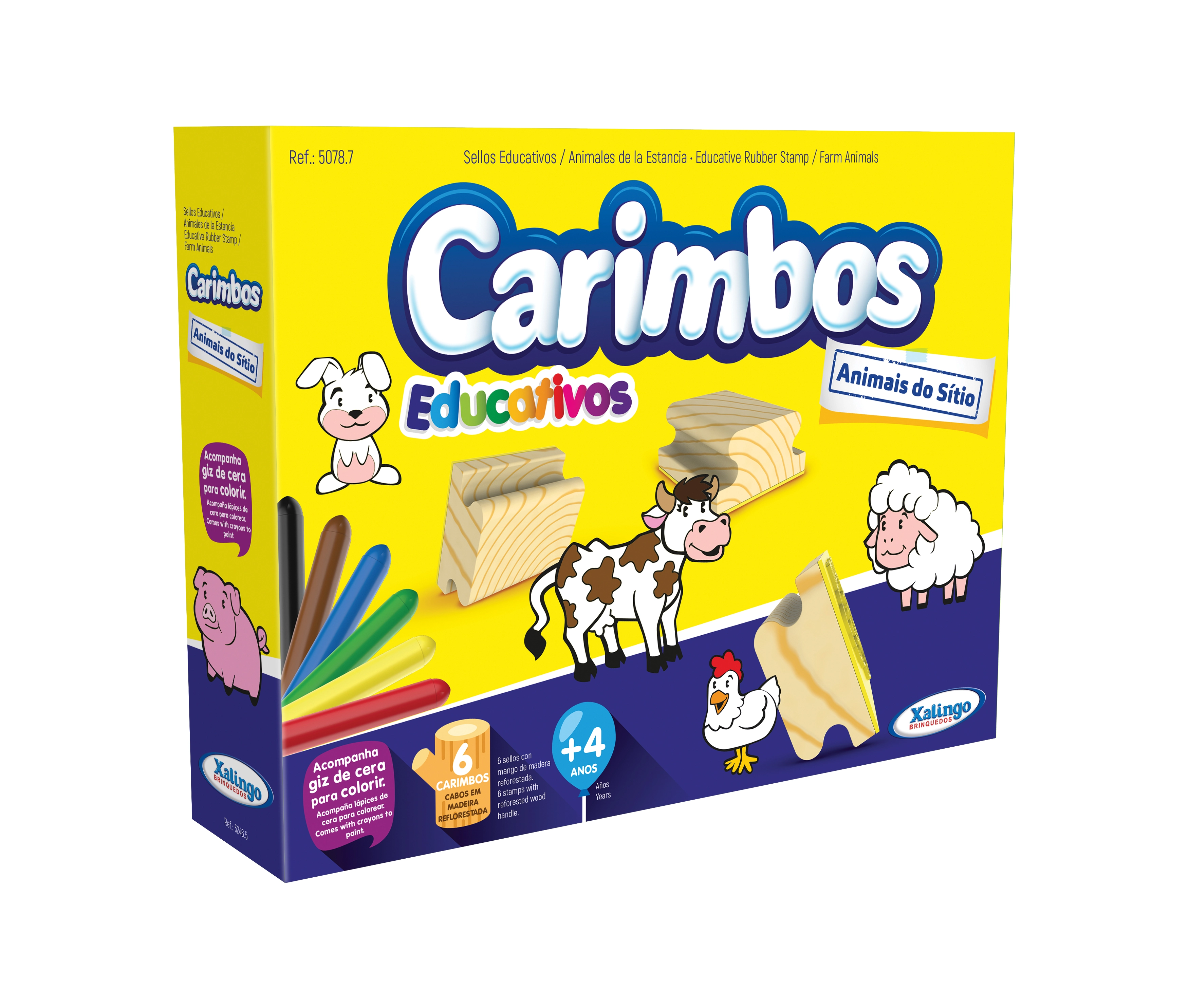 Carimbos Educativos Animais do Sítio