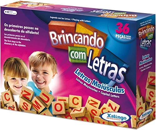Jogo Educativo - Brincando com Letras Maiúsculas - Xalingo