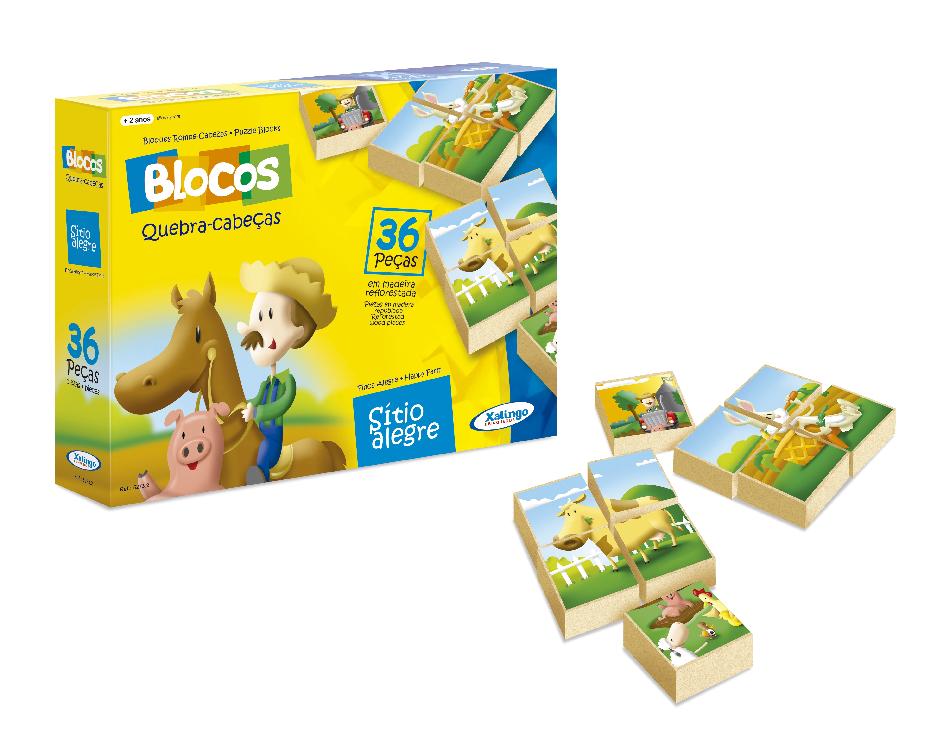Blocos Pedagógicos - Quebra-cabeça Sítio Alegre - Xalingo