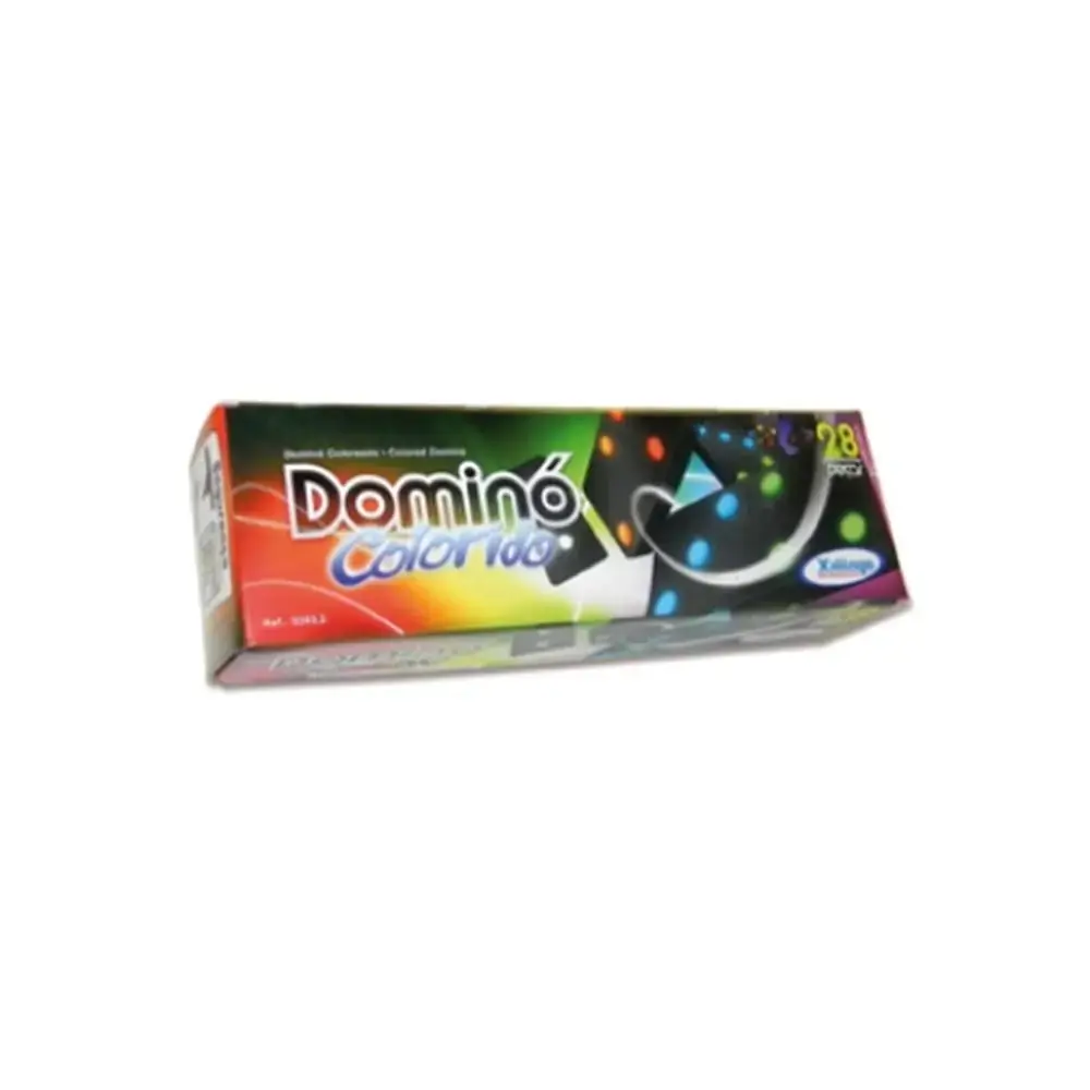 Domino de Madeira - Pingos Color - Pocket - Xalingo