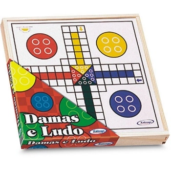 Jogo Dama e Ludo Madeira - Xalingo