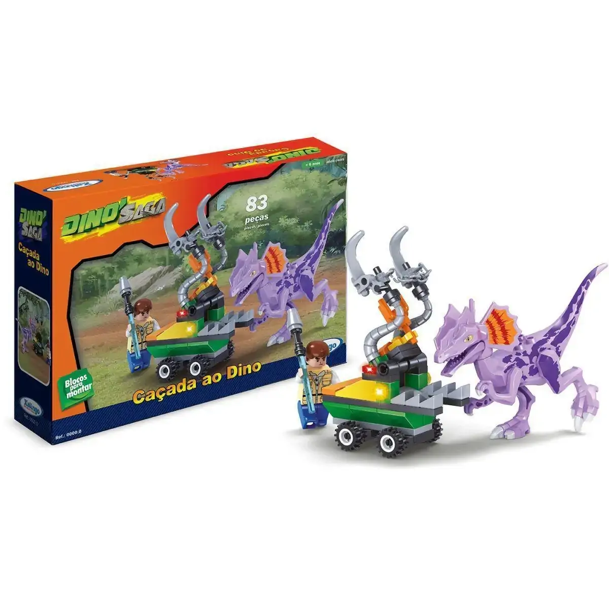Cacada Ao Dino 83pcs Ref.2421 Xalingo