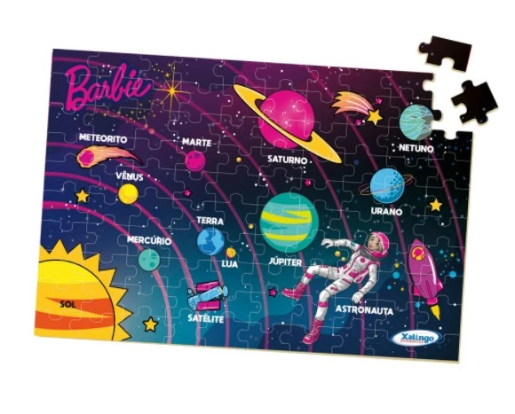 Quebra Cabeca Xalingo 23187 Barbie Siste