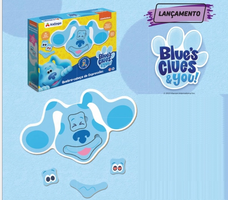 Quebra Cabeca Expressoes Blues Clues 20pcs Ref.55343