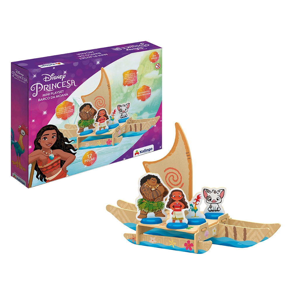 Mini Playset Barco Moana 13143 Xalingo