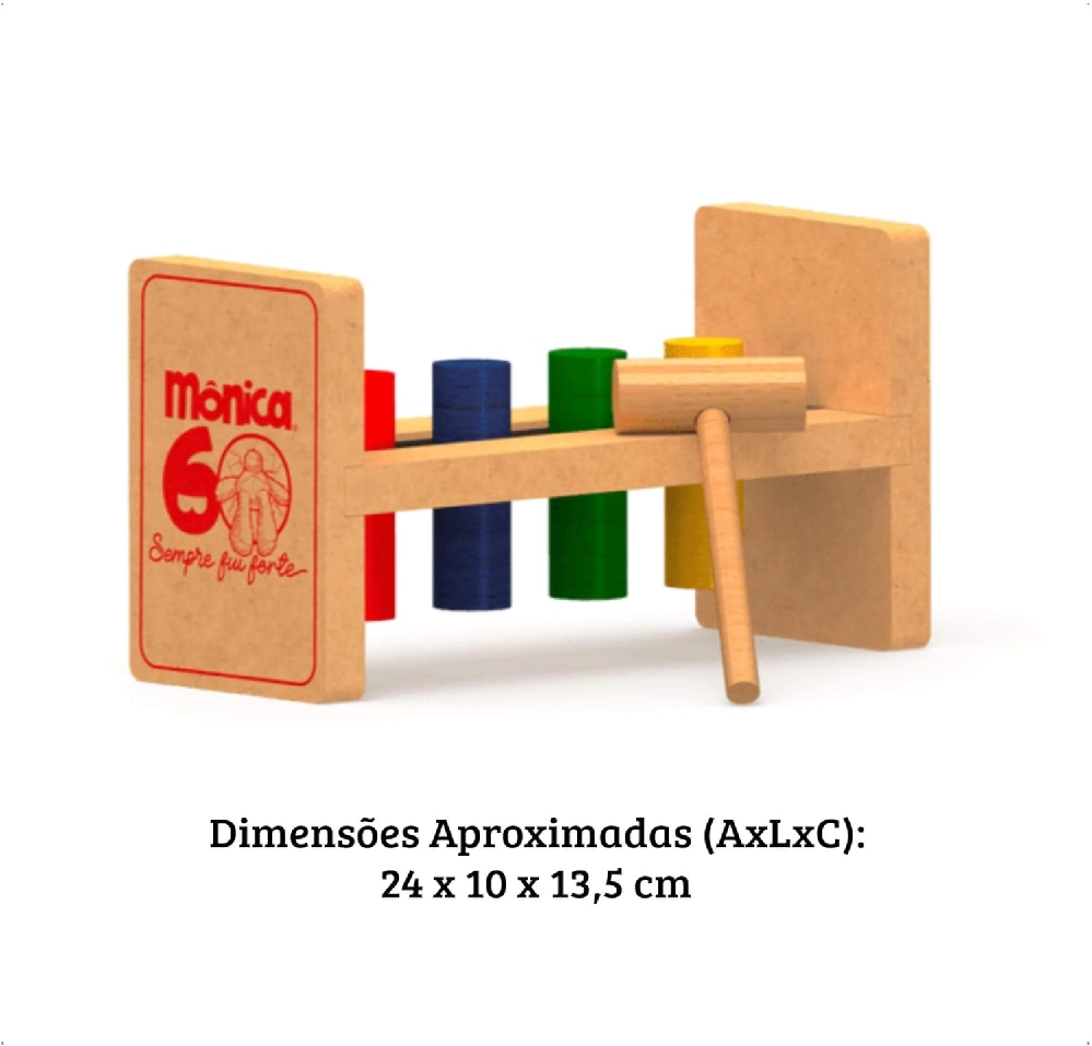 Bate Pinos Turma Monica 10898 Xalingo