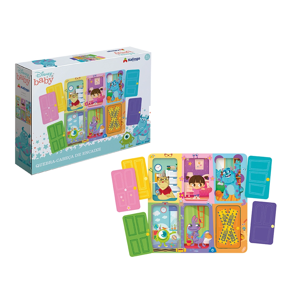 Quebra Cabeca Encaixe Monstros S.a Disney Baby 13176 Xalingo