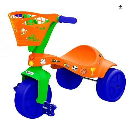 Triciclo Esportes Com Cestinha Xalingo