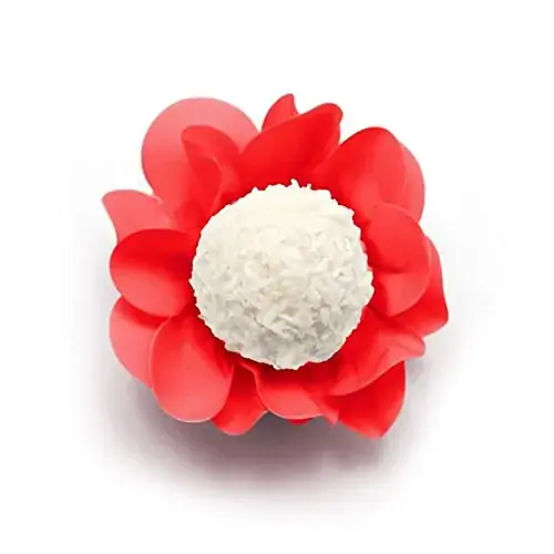 Decorative Molds For Sweets ? Blossom Mold Offset Paper Red