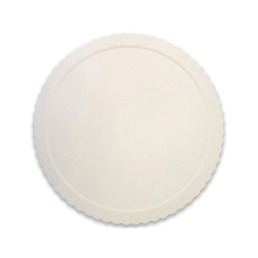 Prato Cake Board Red Branco 26