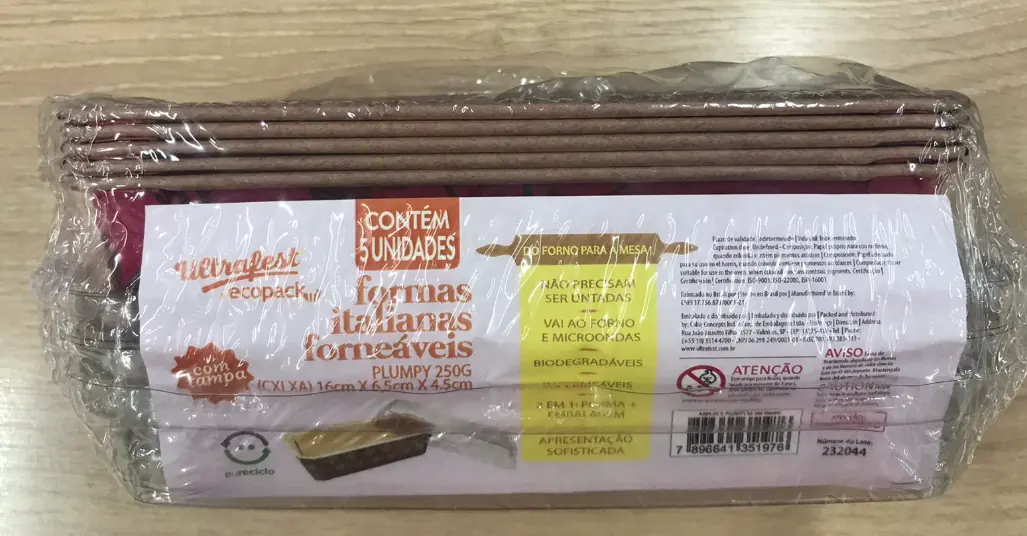 Forma Bolo Ingles Plumpy M Vermelho C/tampa C/5