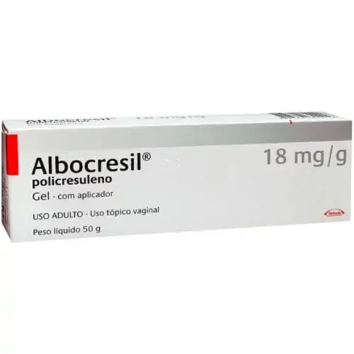 Albocresil 18mg/g Takeda Caixa 50g Gel Aplicador