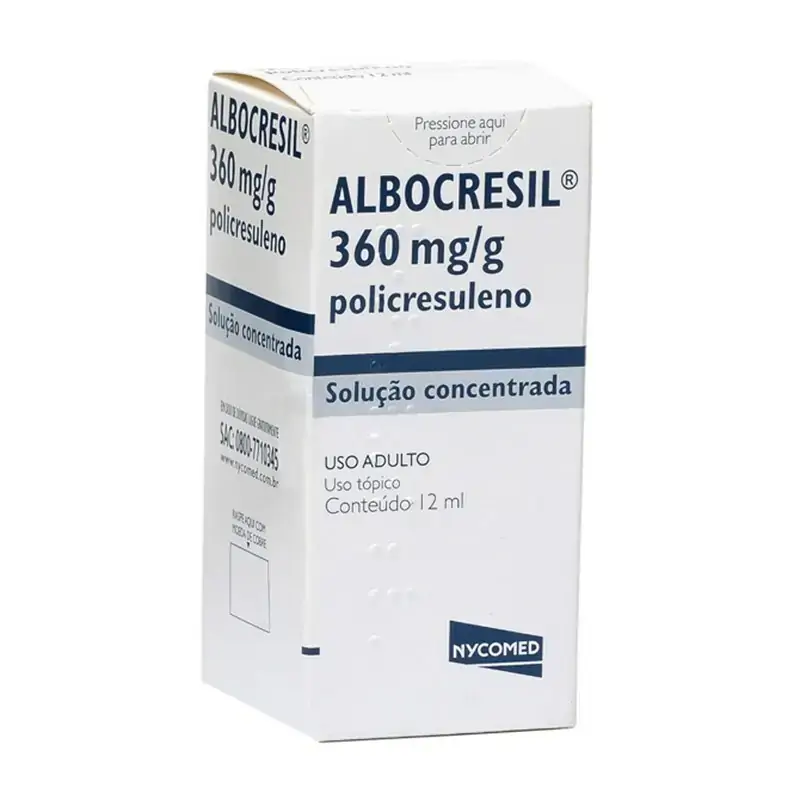 Albocresil 360mg/g Takeda Caixa 12ml