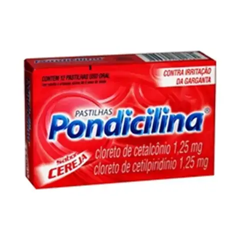 Pondicilina Caixa 12past Sb Cereja