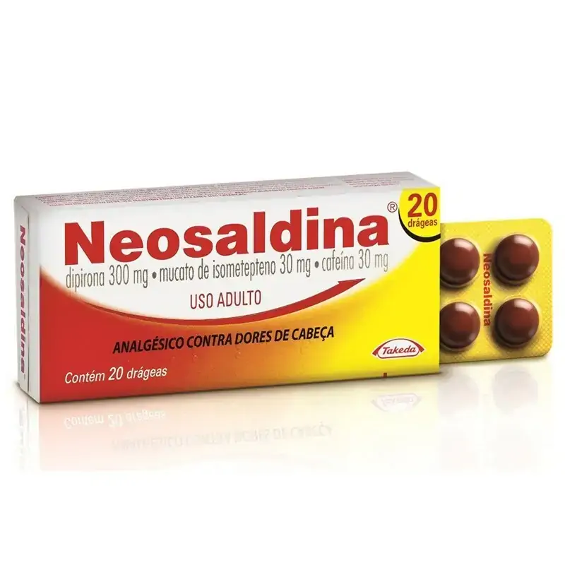Neosaldina Takeda Caixa 20 Drágeas
