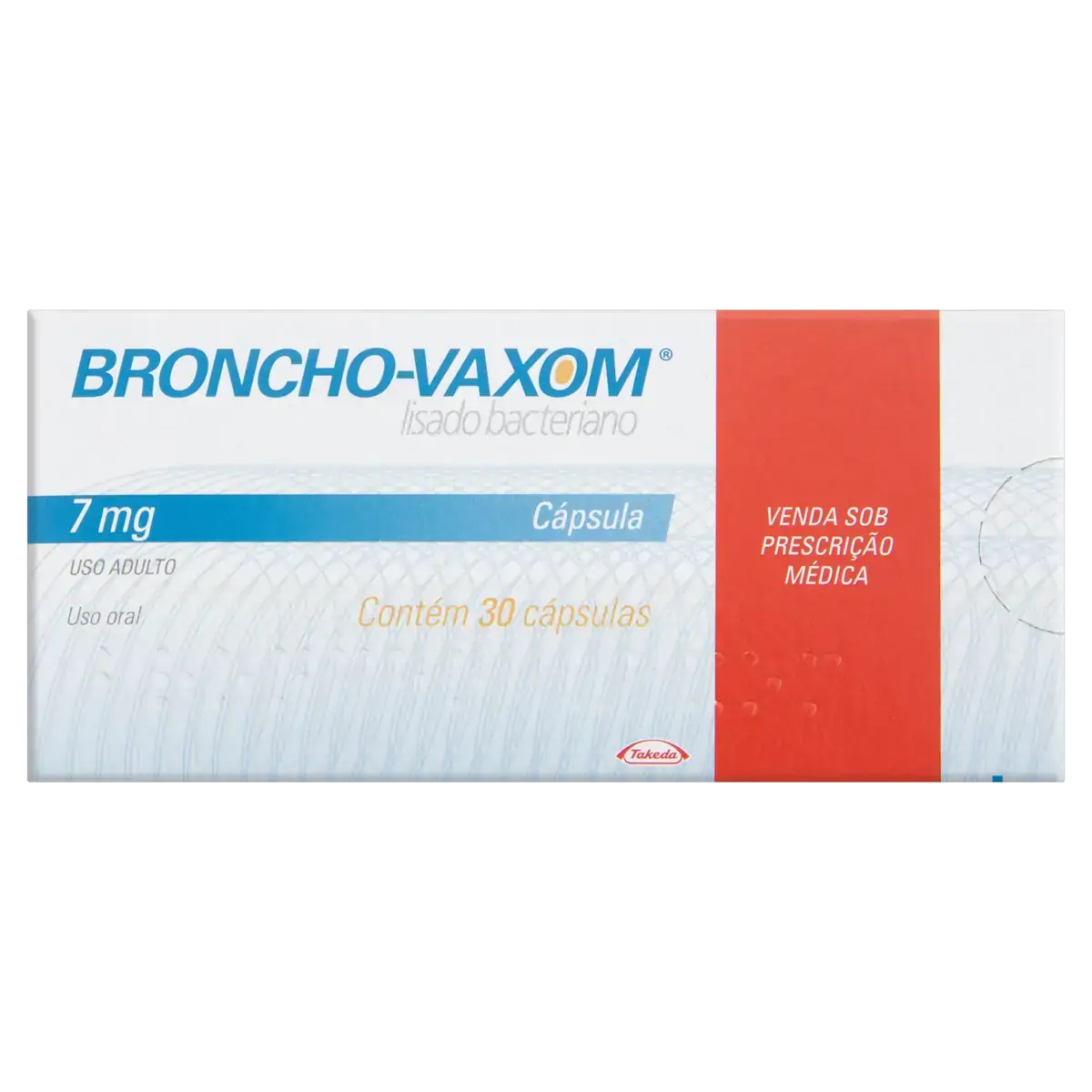 Broncho Vaxom 7mg Takeda Caixa 30 Cápsulas