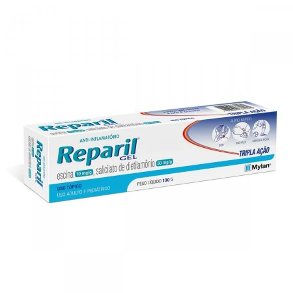 Reparil Takeda Caixa 100g Gel