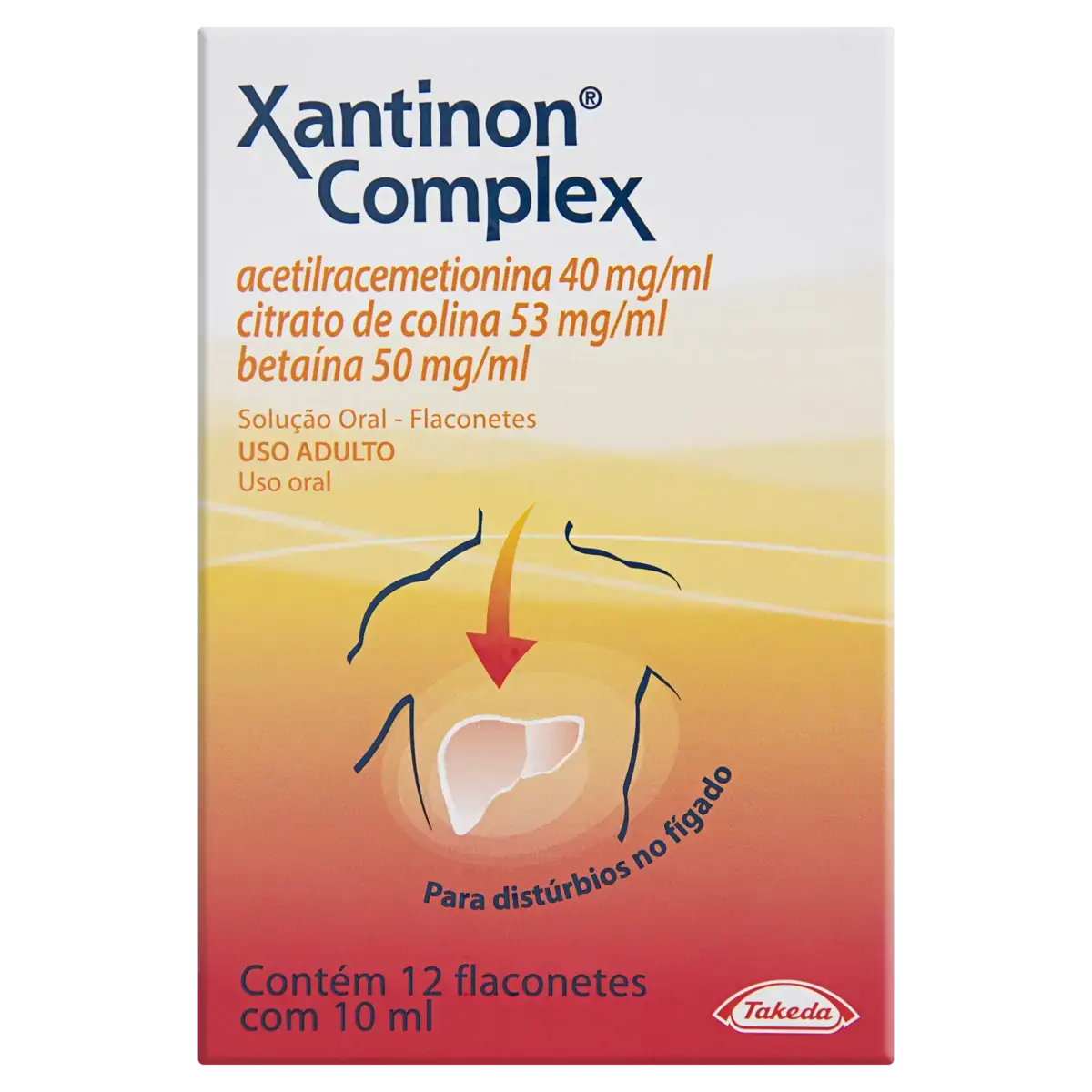 Xantinon Complex Takeda Caixa 12 Flaconetes 10ml Cada