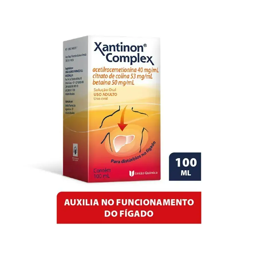 Xantinon Complex Takeda Caixa 100ml