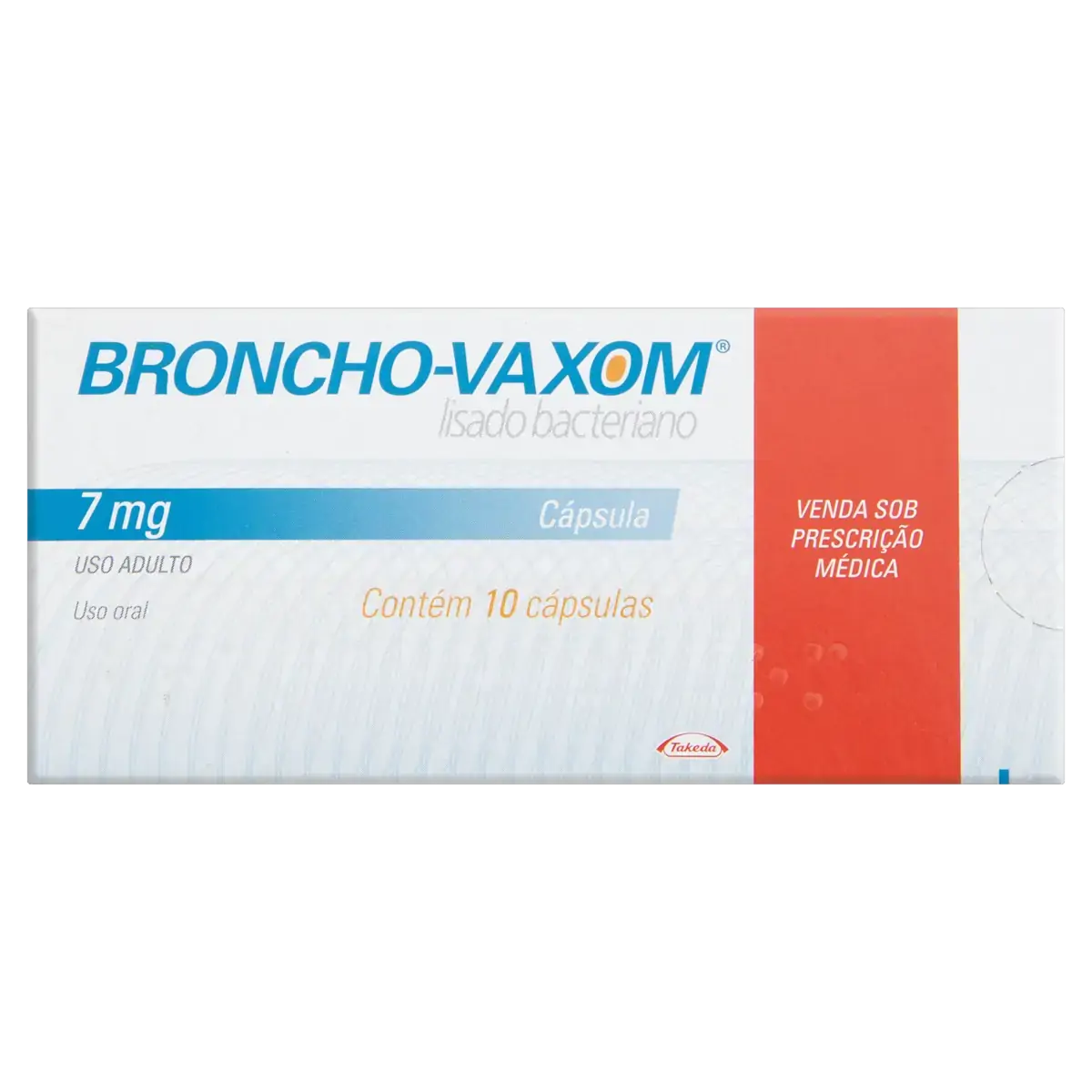 Broncho Vaxom 7mg Takeda Caixa 10 Cápsulas