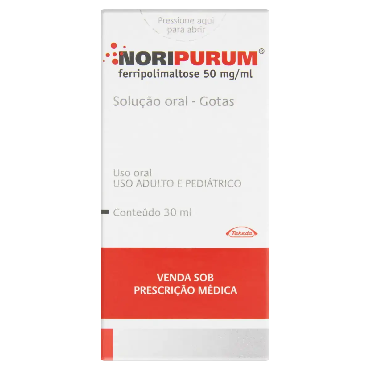 Noripurum 50mg/ml Takeda Caixa 30ml Gotas