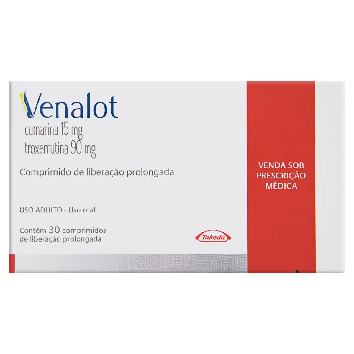 Venalot Takeda Caixa 30 Comprimidos