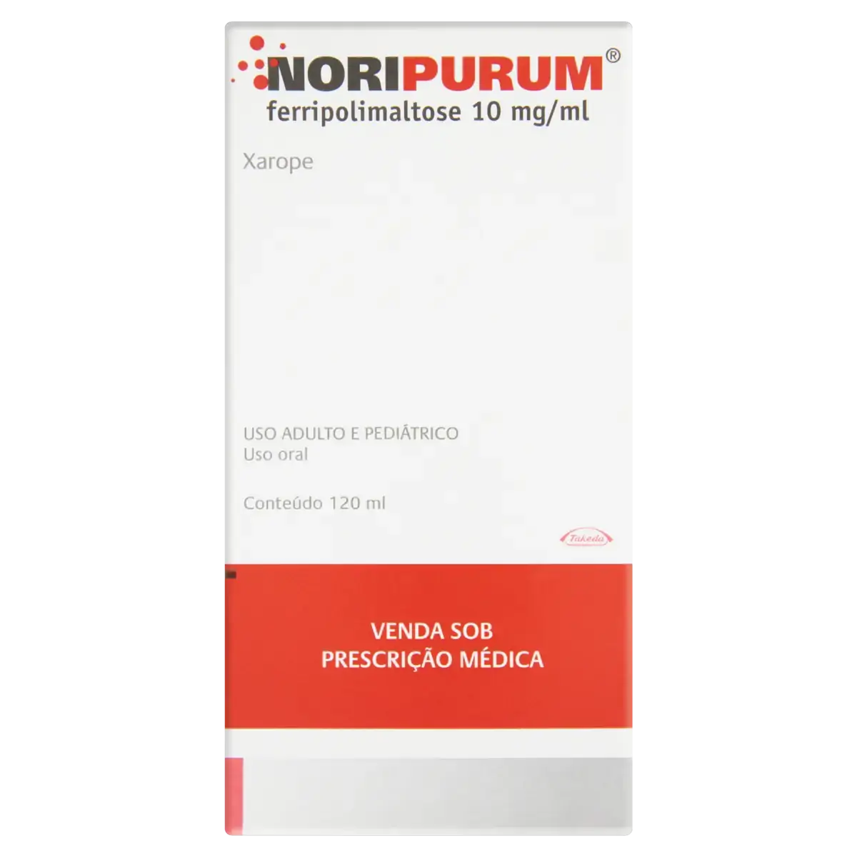 Xarope Noripurum 10mg/ml Takeda Caixa 120ml