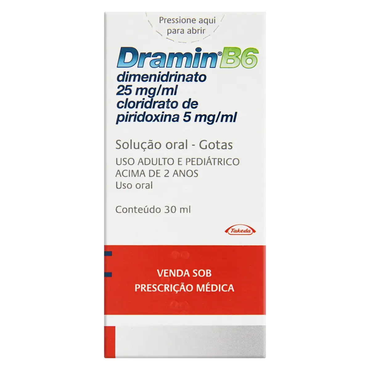 Dramin B6 Takeda Caixa 30ml Solução Oral
