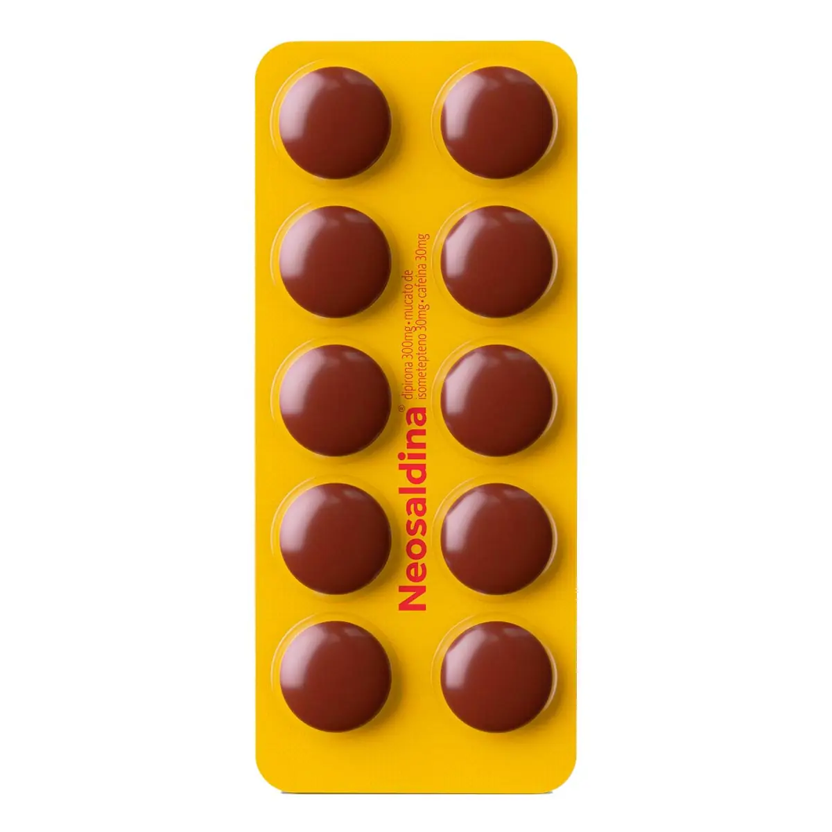 Analgésico, Antitérmico e Anti-inflamatório Neosaldina 30mg + 300mg + 30mg 10 Drágeas