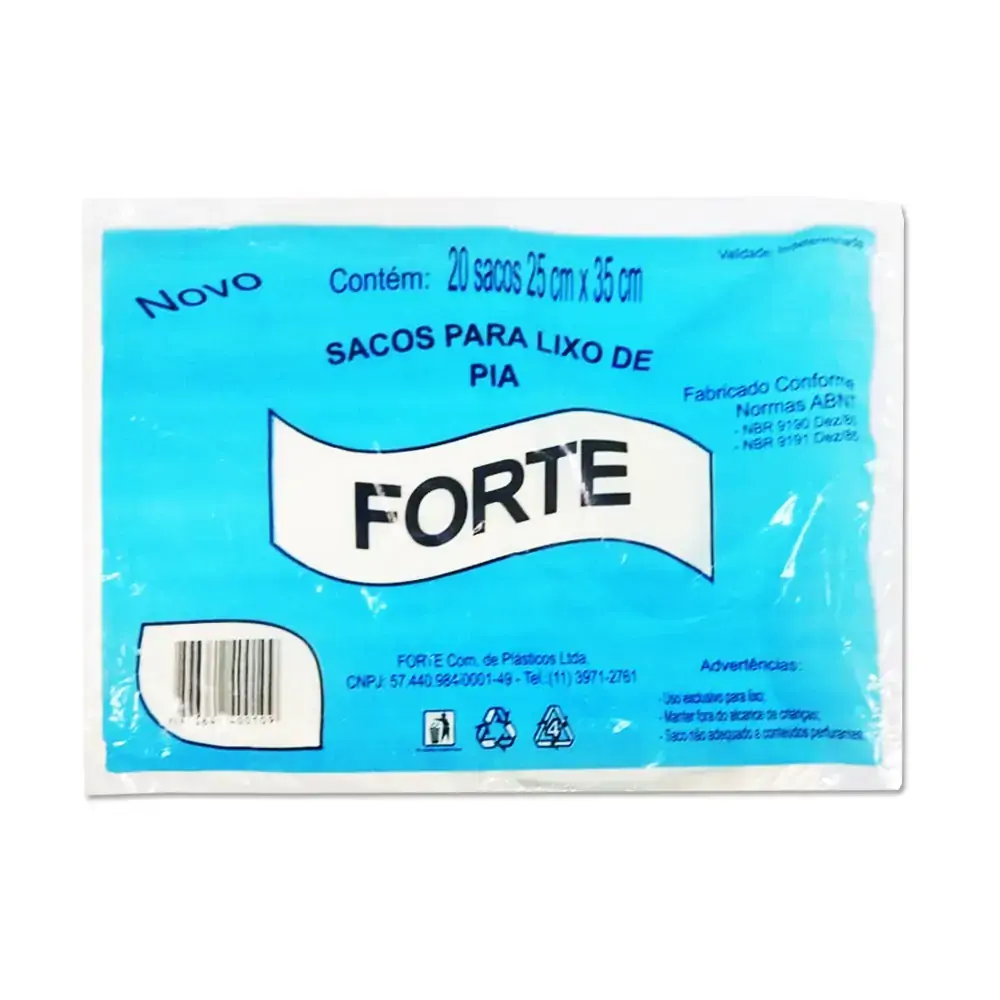 Saco Lixo Super Forte Pia C/13 30x30cm