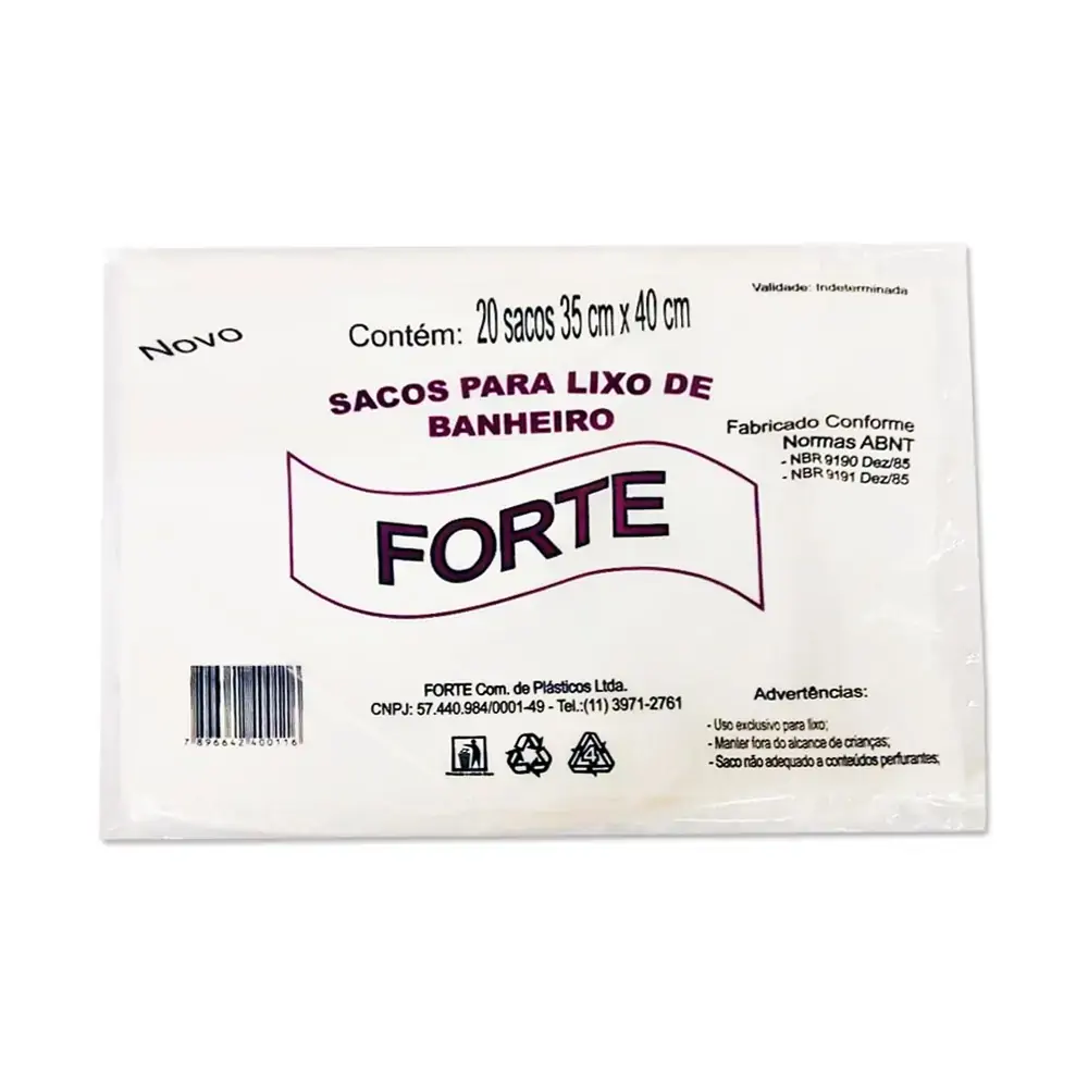 Saco Lixo Forte Banheiro C20