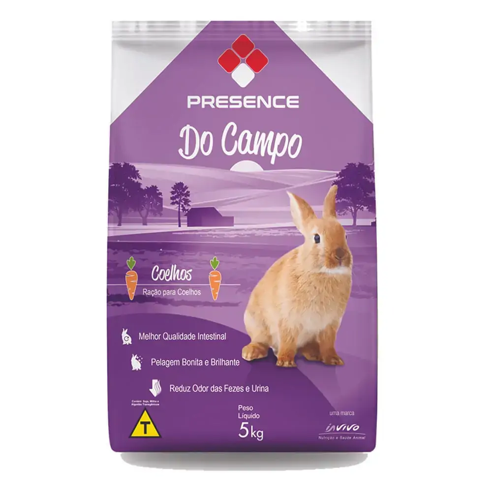 Ração para Coelho Presence 5kg