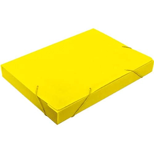 Pasta Polibras Plast Esc Ref 203 Amarelo