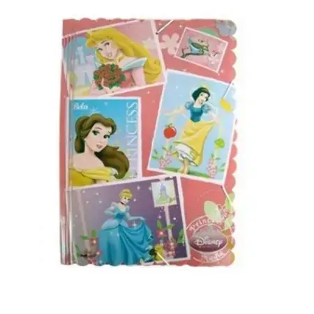 Polibras Disney Princesas Ofício Com Aba E Elástico Pvc
