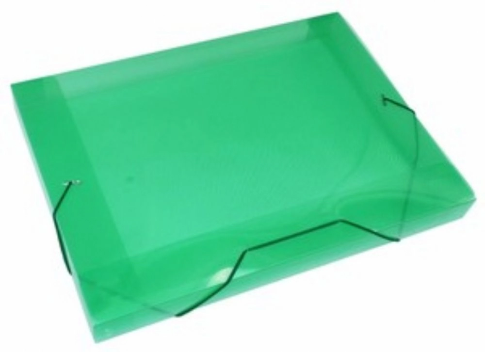 Pasta Pp Elastico Oficio Verde Polibras