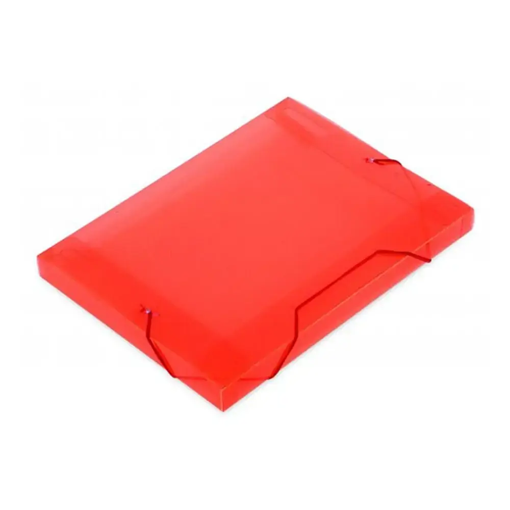 Pasta Polibras Escolar 30mm Vermelho Soft